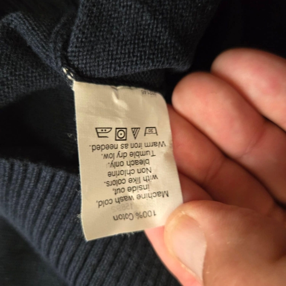 J. Crew Black V-Neck Sweater Vest Essential Knit Size LARGE - Picture 5 of 6